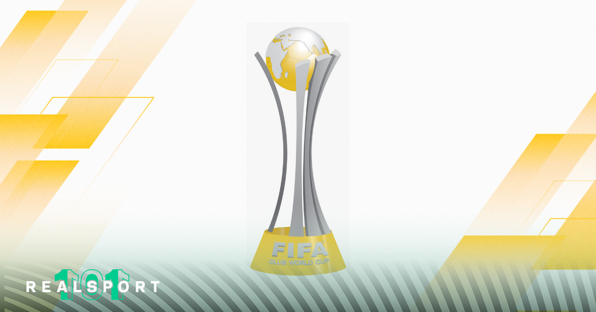 Club World Cup badge with white and yellow background