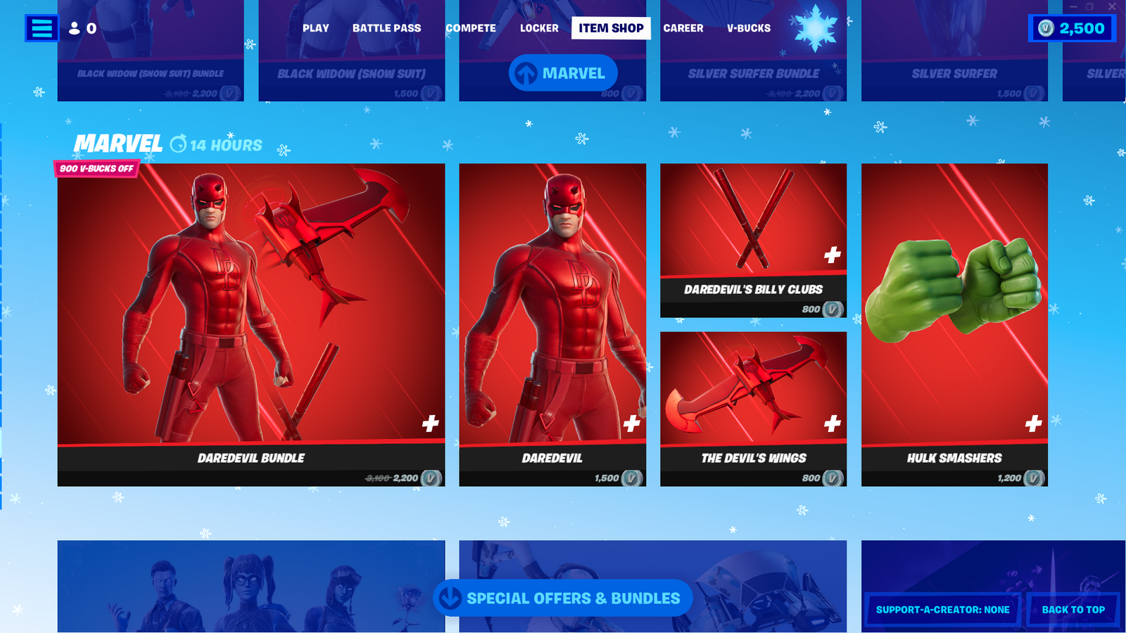 Marvel Skins return to Fortnite Item Store for limited time