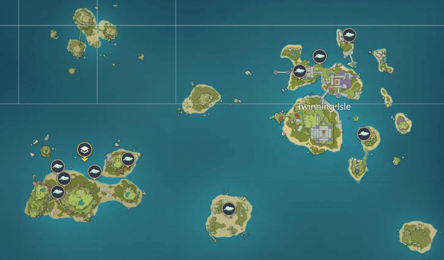 Twinning Isle & Broken Isle Phantasmal Conches Locations in Genshin Impact 2.8