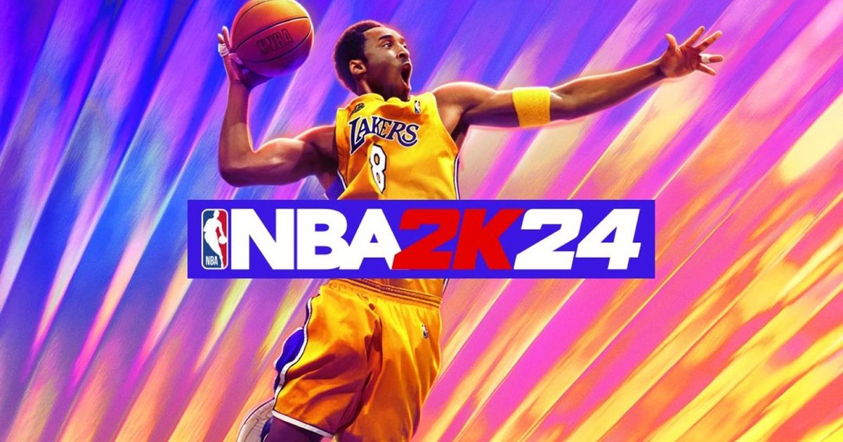 Splashart for NBA 2k24 featuring Kobe Bryant