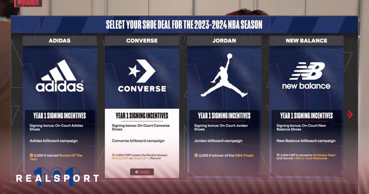 NBA 2K24 shoe deals