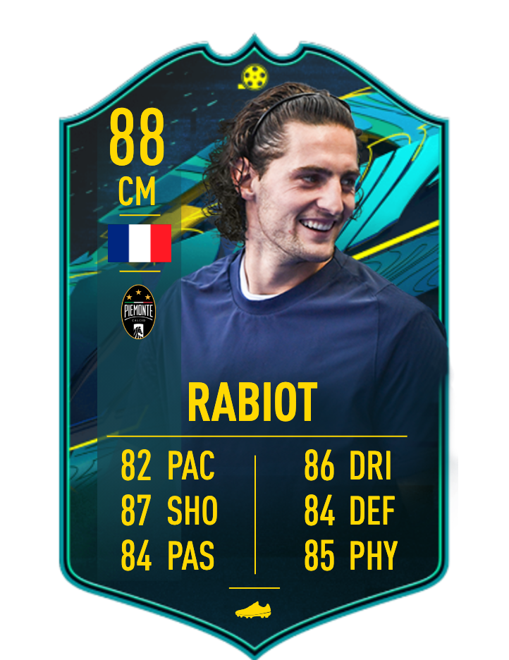 FIFA 21 Player Moments Adrien Rabiot SBC Ultimate Team