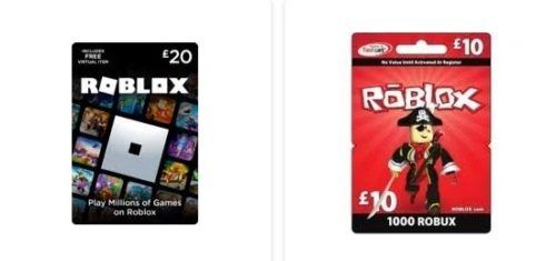 roblox gift cardss