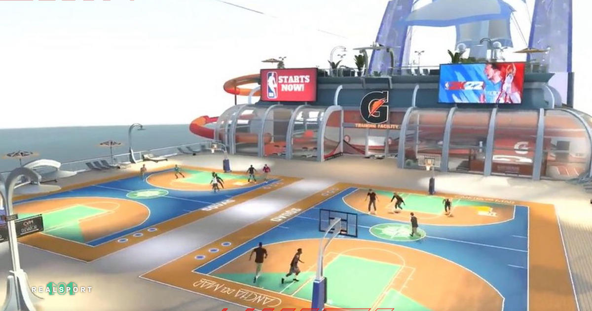 NBA 2K22 PARK & GAMEPLAY REVEALED!! THE CITY RETURNS + CRUISE SHIP PARK  FEATURE INTRODUCED 