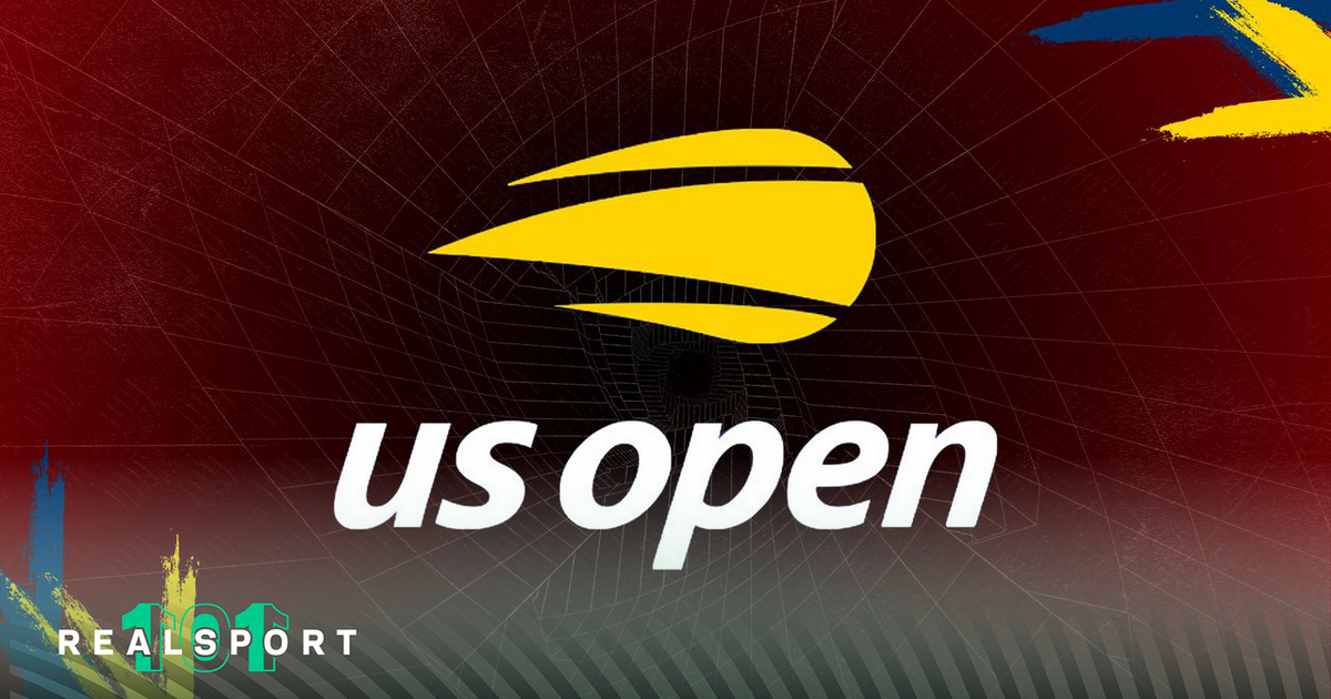 2022 US Open Grand Slam logo with red background