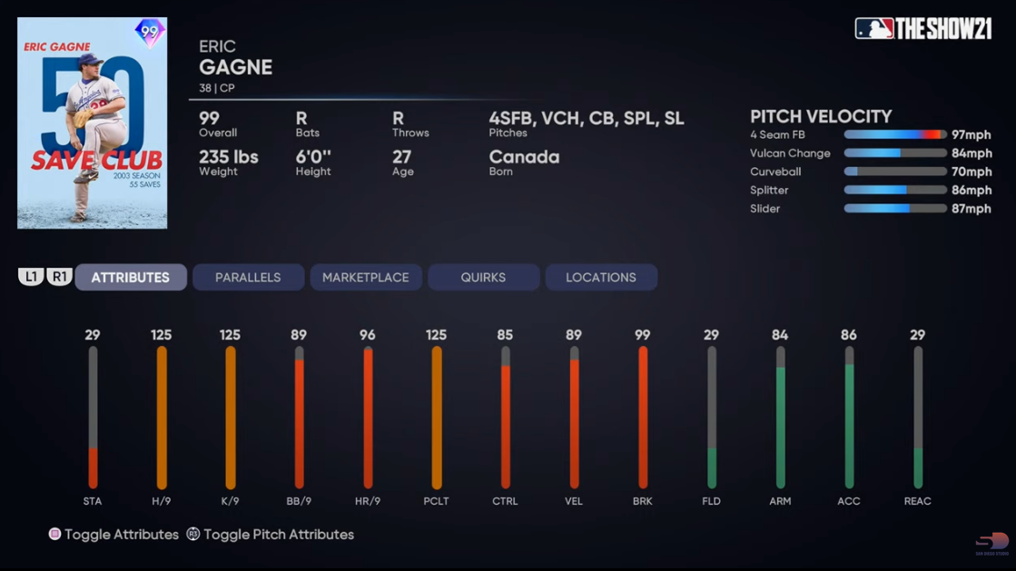 MLB The Show 21 9th Inning Bosses Eric Gagne
