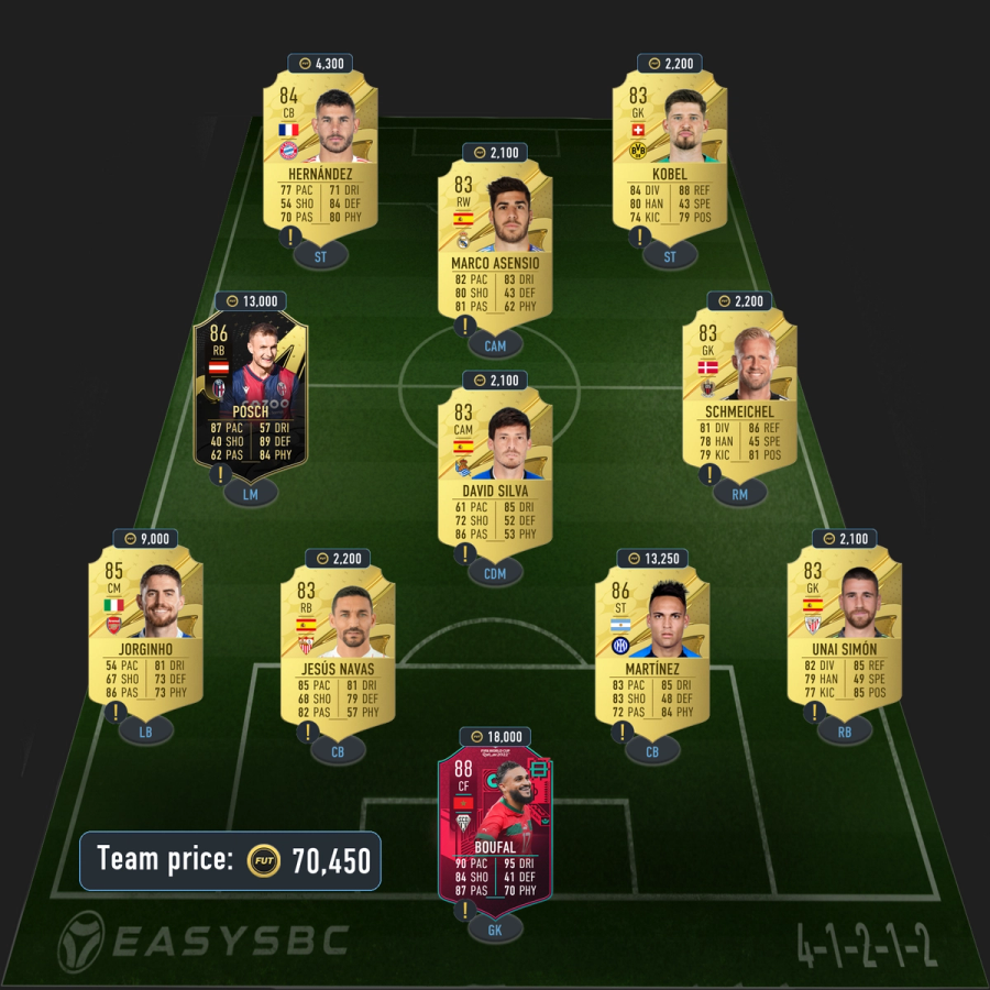 93+ comm/efigs tots upgrade sbc solution fifa 23 85-rated squad