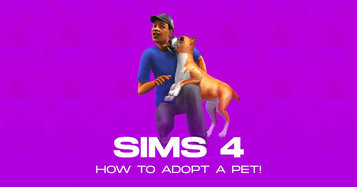 the sims 4 cats and dogs get a pet