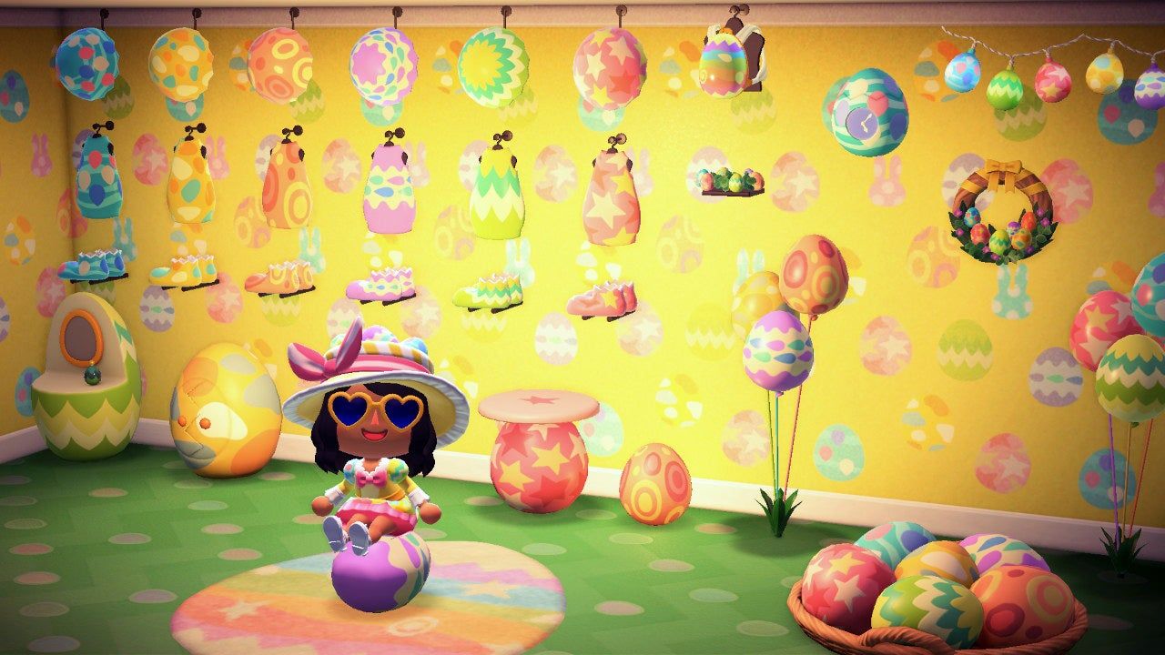 Animal Crossing Bunny Day Easter Egg Furniture 
