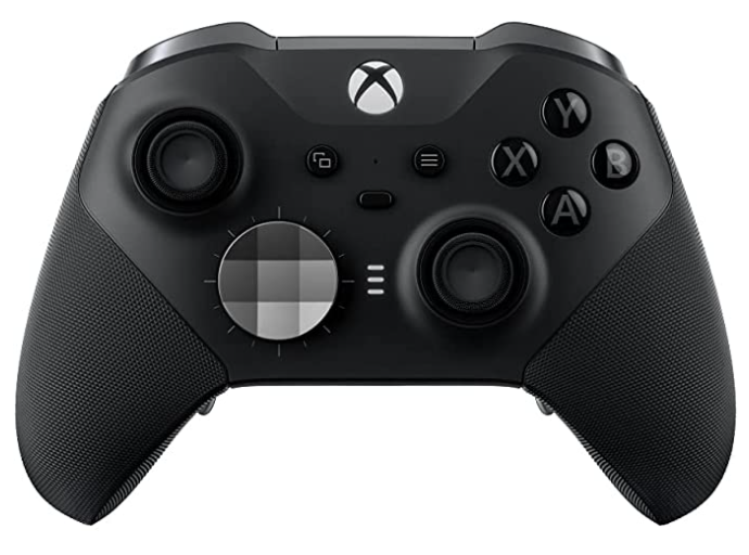 Everything you need for NBA 2K22 Xbox product image of an elite, black controller.