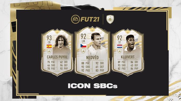 fifa 21 ultimate team icon sbcs nedved puyol kluivert