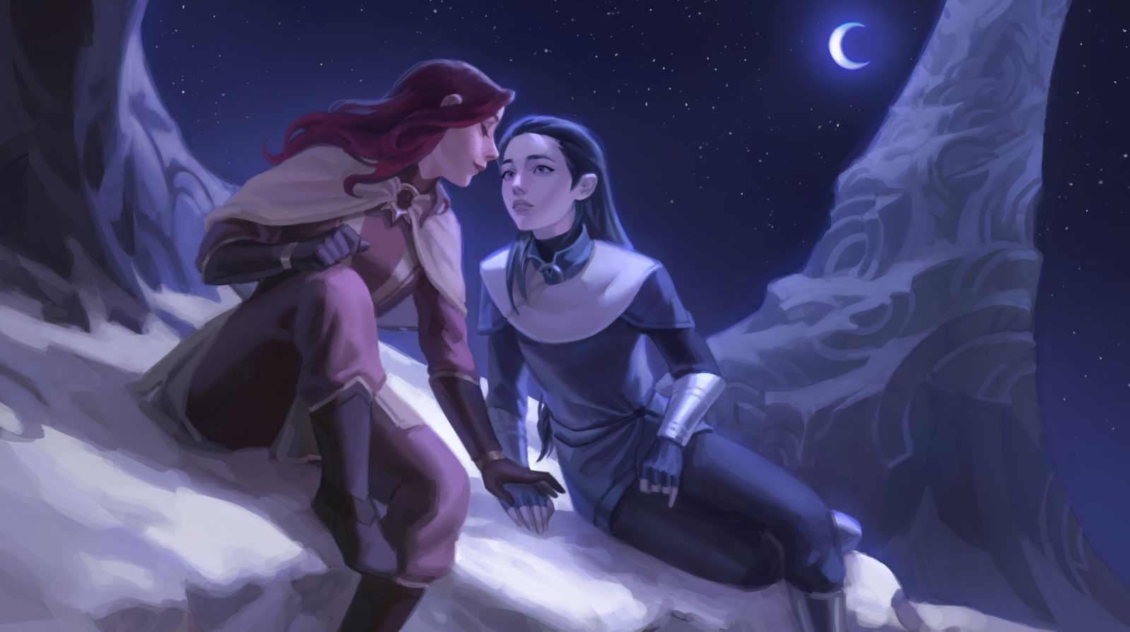 Diana and Leona in League of Legends