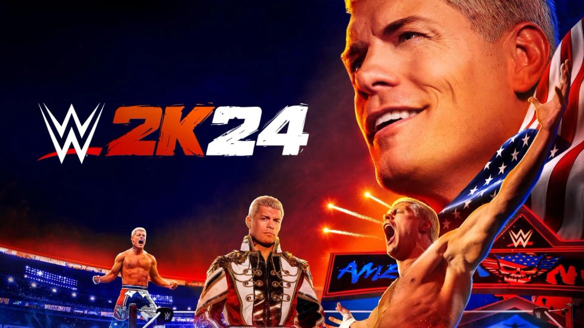 WWE 2K24 cover art