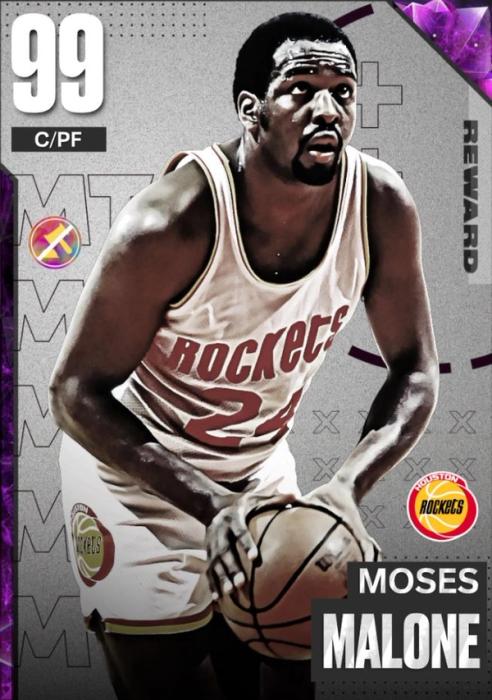 NBA 2K23 Moses Malone MyTeam card