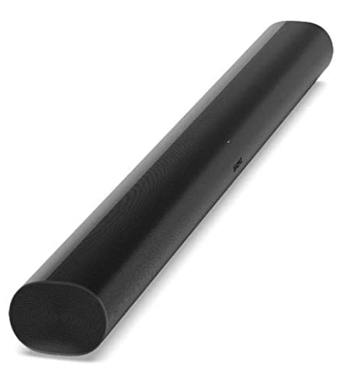 Must-have accessories for FIFA 22 SONOS product image of a cylindrical, black TV soundbar