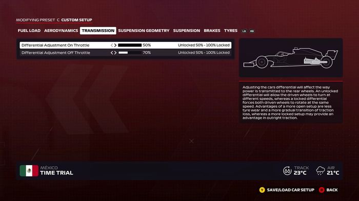 F1 2020 Mexico wet transmission