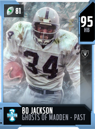 Madden 22 - HB Bo Jackson Creation Raiders Legend 