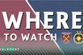 West Ham and FC FCSB badges with Where to Watch text