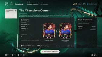 Champions Corner Evolution in FC 24 