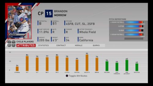 Brandon Morrow MLB The Show 20 best minor league players RTTS Franchise Mode