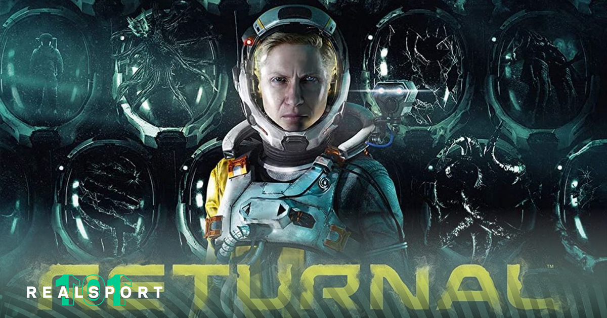 returnal key art featuring main character and title 