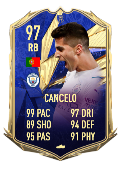 fifa 22 cancelo boosted toty 97
