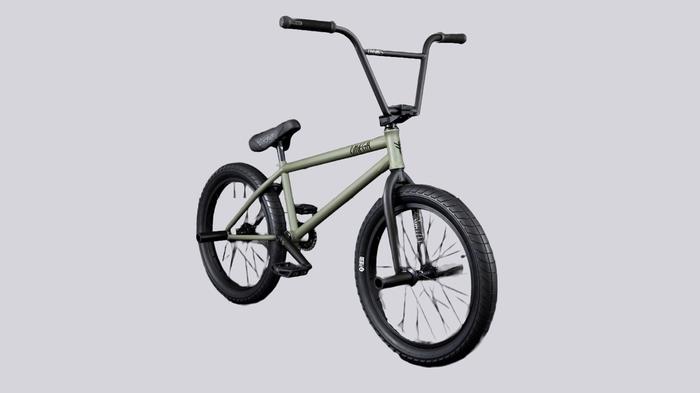 Best BMX bike Flybikes product image of a light green-framed bike with black details.