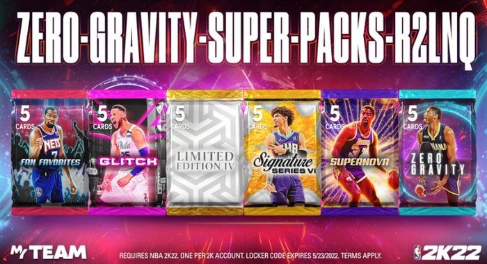 NBA 2K22 MyTEAM Super Packs