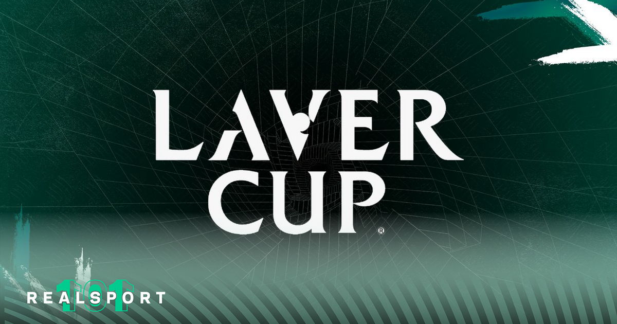 2022 Laver Cup logo with green background