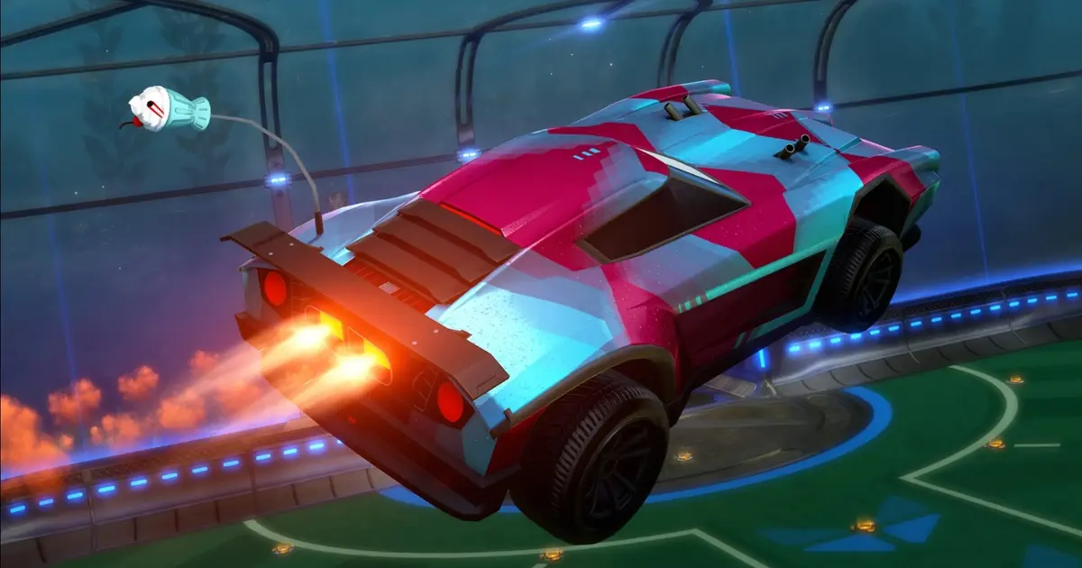 Rocket League in-game footage