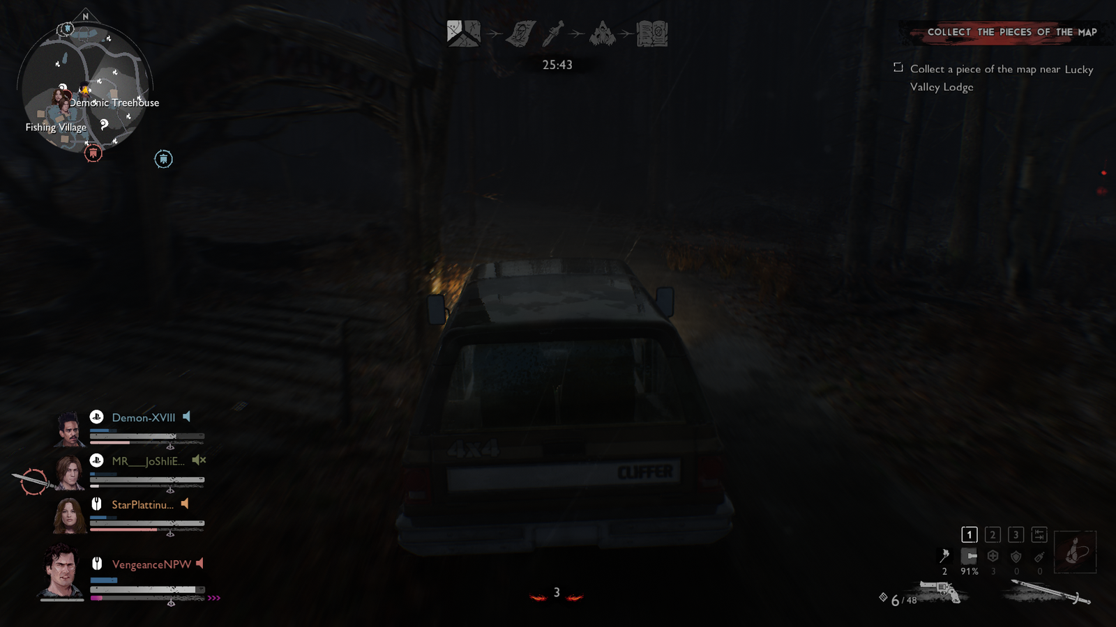 evil dead vehicle gameplay