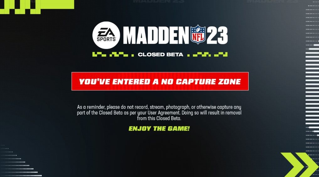 Madden 23 beta