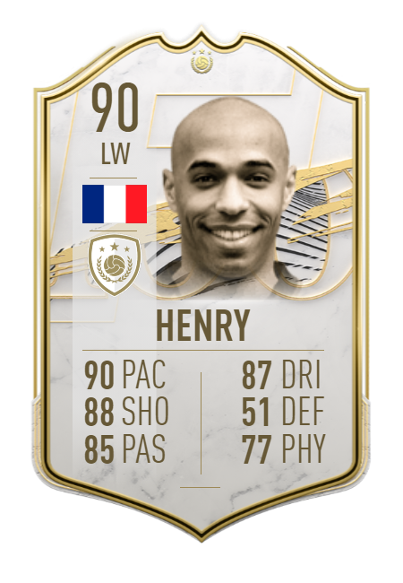 thierry henry fifa 21 ultimate team icon