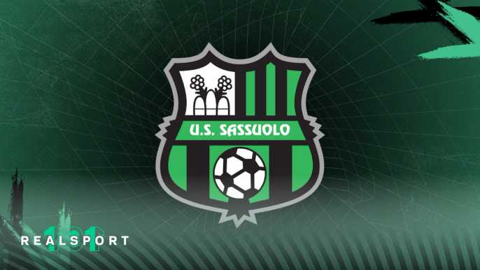 Sassuolo badge with green background