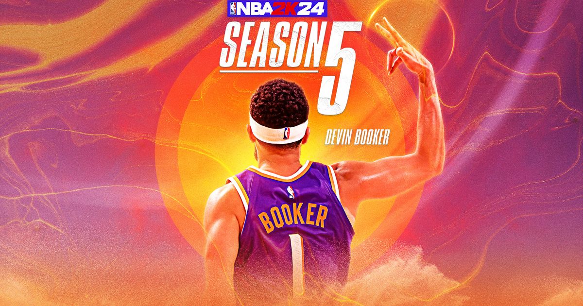 NBA 2K24 Season 5 Devin Booker Cover