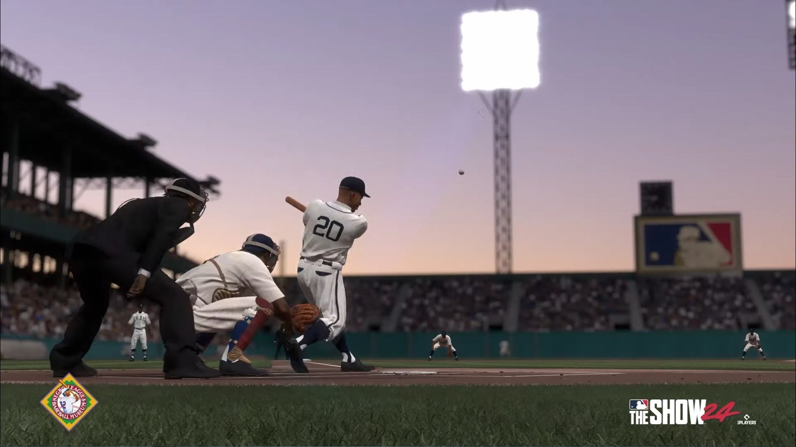 MLB The Show 24 Negro Leagues gameplay footage