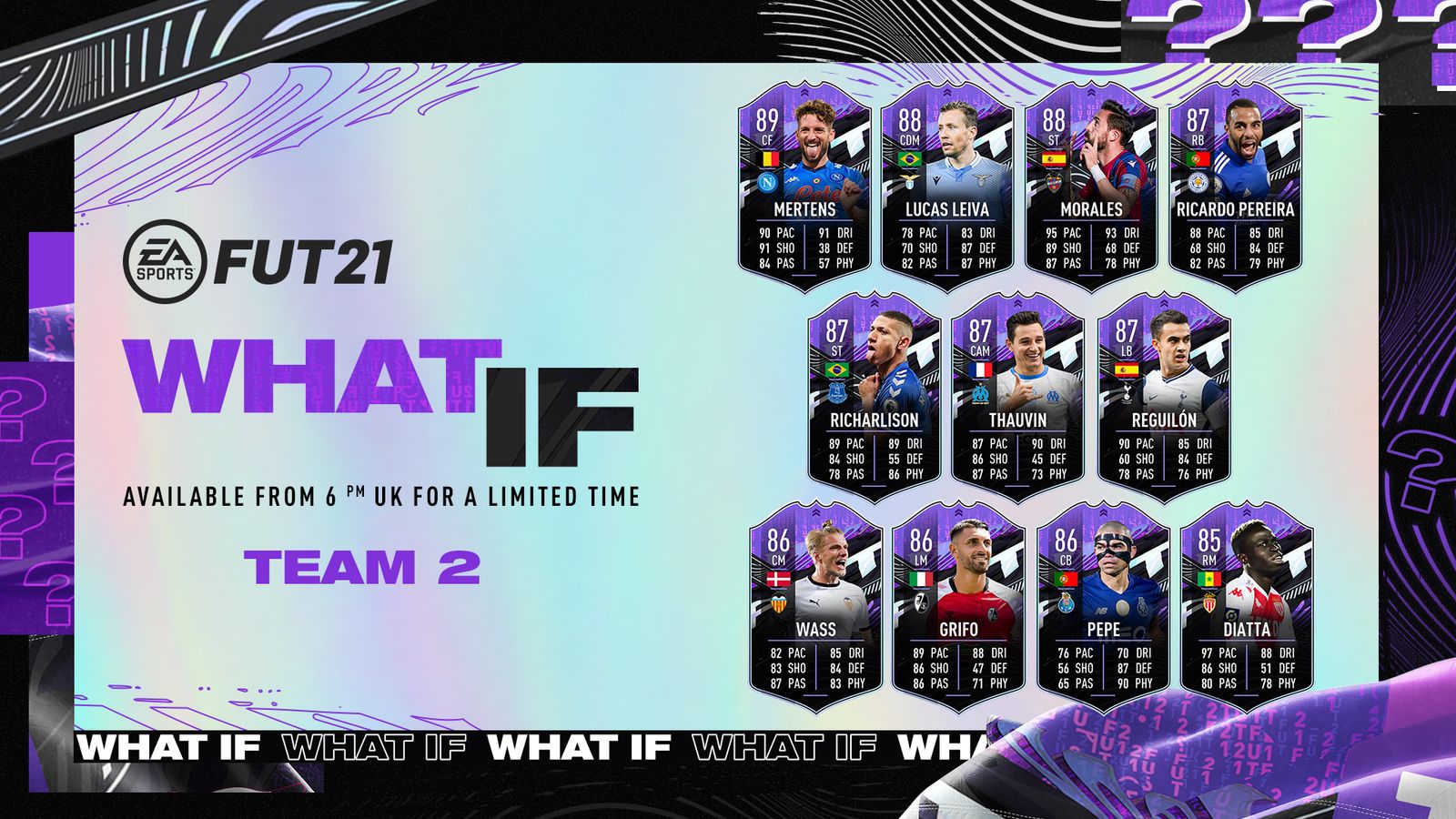 what if team 2 fifa ultimate team