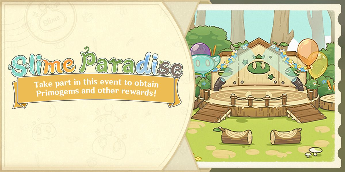 Slime Paradise Event banner