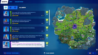 Graffiti Covered Wall Location In Fortnite Season 7 Week 2 Epic Quest Guide