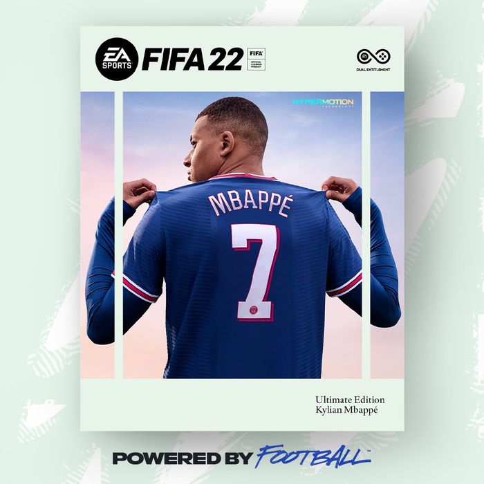 FIFA 22 cover mbapee