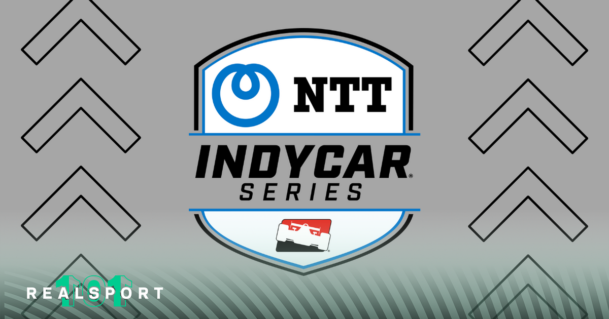 NTT IndyCar Series Logo with grey background