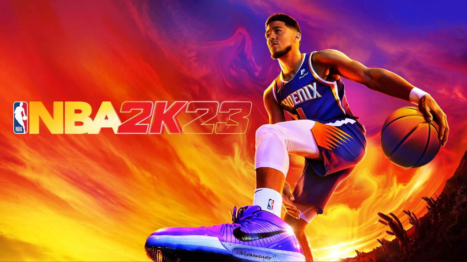 NBA 2K23 Standard Edition cover Devin Booker