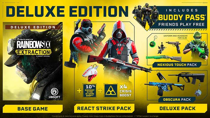 rainbow six extraction deluxe edition buddy pass