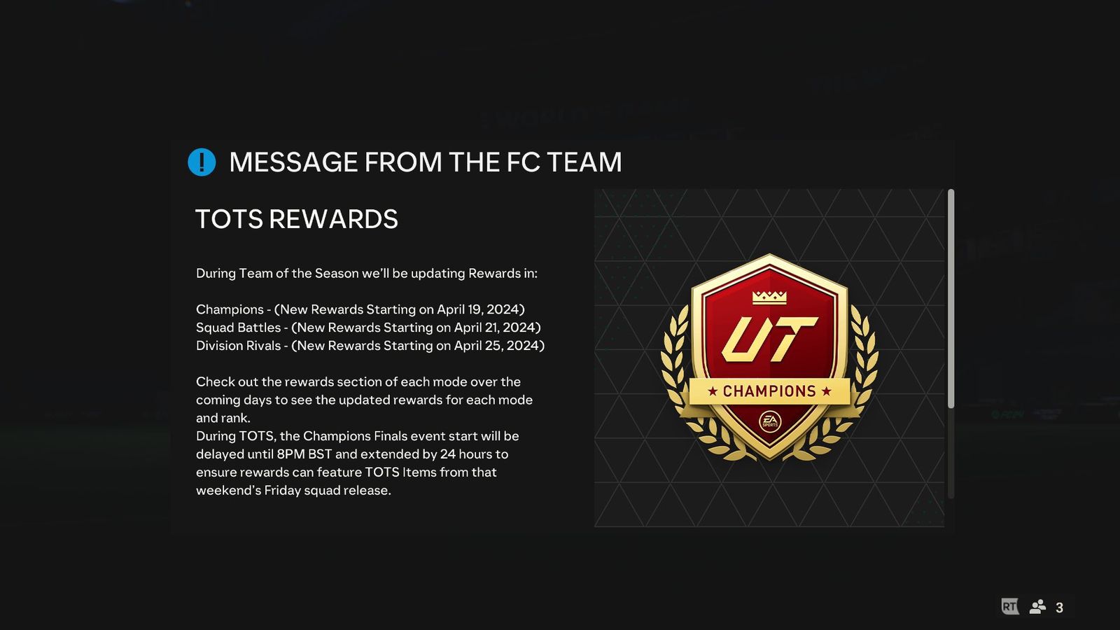 FC 24 TOTS Rewards
