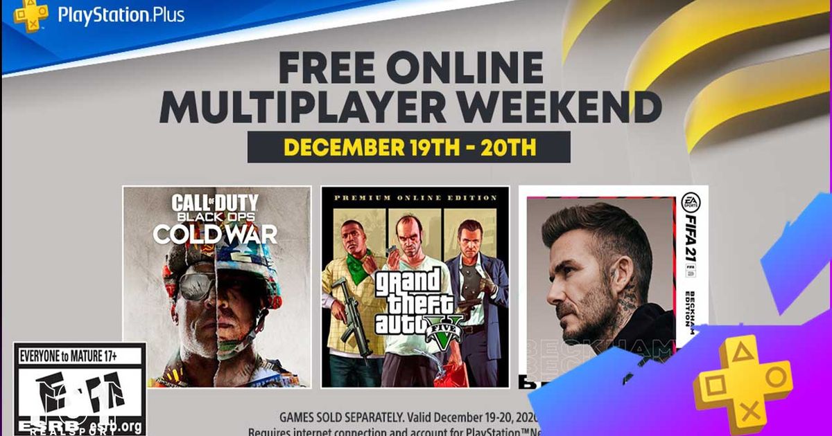 PS PLUS FREE WEEKEND - Free Online Multiplayer - December 2023 