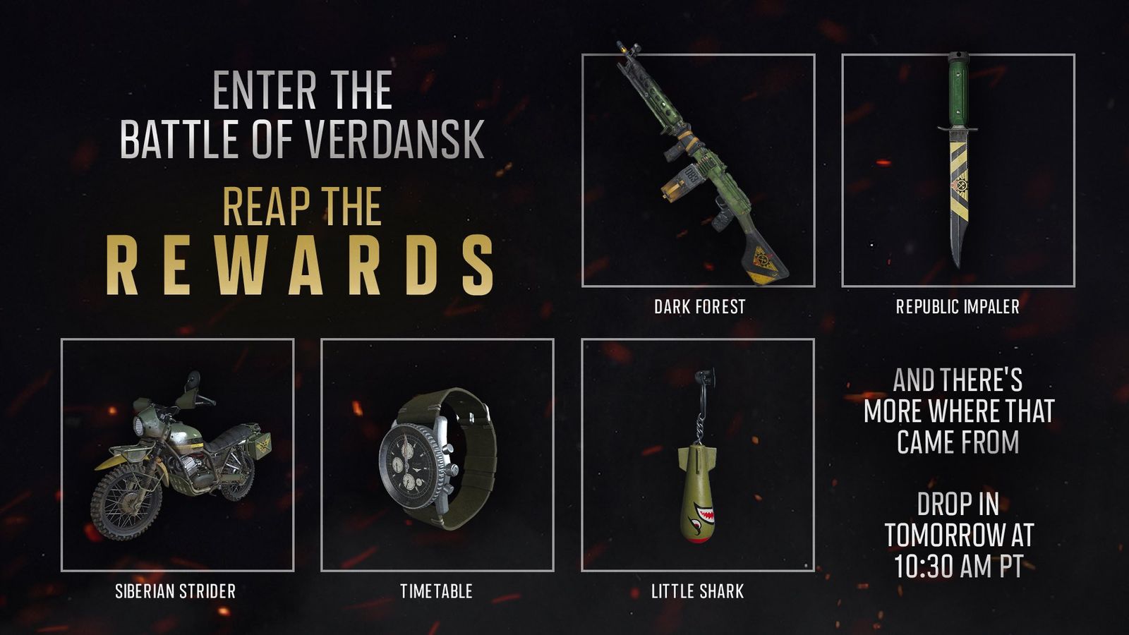Call of Duty Vanguard Reveal Event Warzone Rewards