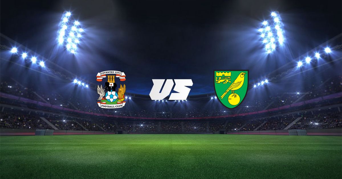 coventry city vs norwich city flags