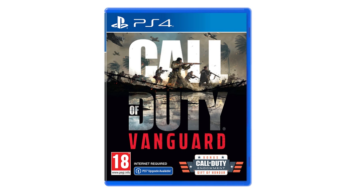 Call of Duty Vanguard Standard Edition cover for PS4.