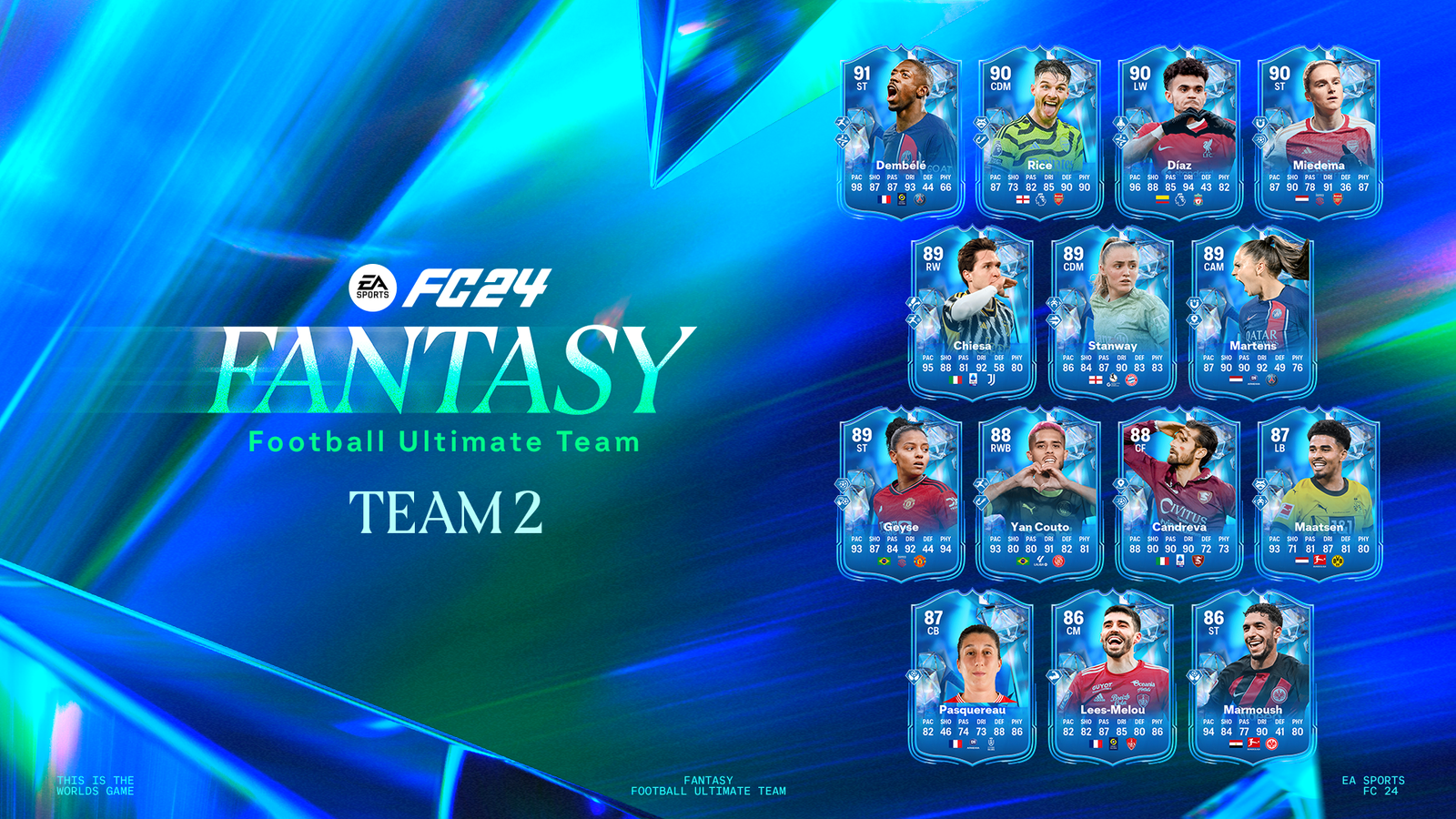 FC 24 Fantasy FC Team 2