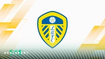 Leeds United badge with white and yellow background